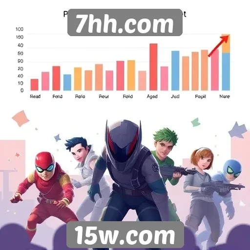 Estudo sobre a popularidade dos jogos no 7hh.com